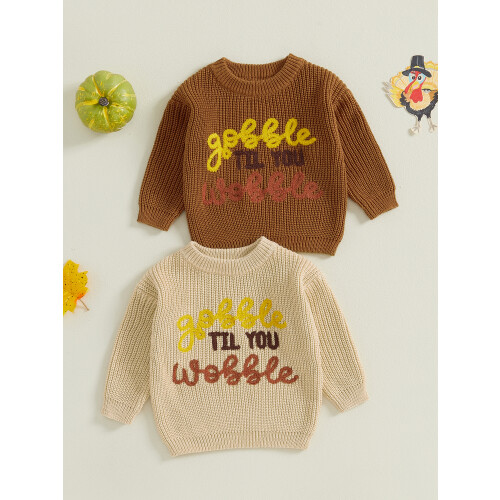 (18-24 Months, Khaki) Mädchen und Jungen Pullover Strickwaren 2