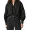 (M, Black) Chemises amples à blouse d'automne 1