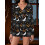 (M, Black) Pitseámaí Gearra Oíche Éadaí Codlata 7
