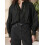 (S, Black) Chemises amples à blouse d'automne 6