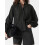 (S, Black) Chemises amples à blouse d'automne 8