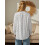 (M, White) Chemises amples à blouse d'automne 2