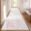 Washable area rug non-slip modern abstract pattern grey 6