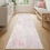 Washable area rug non-slip modern abstract pattern grey 3