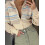 (L, Beige) Gilet en maille manches longues 6