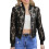 (M, Black) Cardigan transparent cu la modă. 1