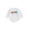 (3-6 Months, White) Romper Buachaillí Cailíní Coilear Nuabheirthe 1