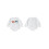 (3-6 Months, White) Romper Buachaillí Cailíní Coilear Nuabheirthe 2