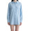 (XL, Light Blue) Chemises à boutons avec poches 1