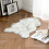 Fluffy Shaggy Imiteret Pels Tæppe 6x90 cm Gradient Grå 2