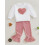 (6-12 Months, Pink) Φθινοπωρινό σετ για παντελόνια φαρδιά 4