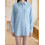 (XL, Light Blue) Chemises à boutons avec poches 5