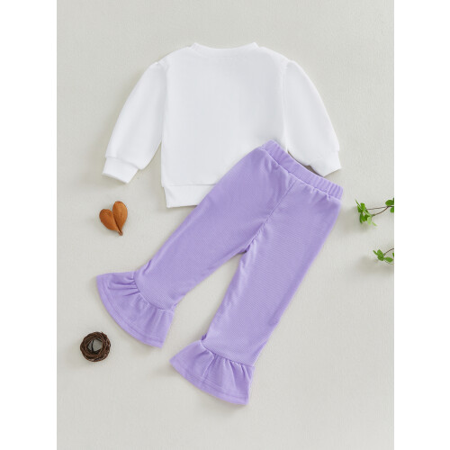(6-12 Months, Purple) Φθινοπωρινό σετ για παντελόνια φαρδιά 2