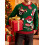 (S, Green Men) Pull de Noël motif cerf 5