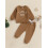 (18-24 Months, Brown) Χειμερινή Στολή Μωρού 2 Τεμάχια 4