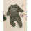 (0-6 Months, Army Green) Χειμερινή Στολή Μωρού 2 Τεμάχια 5