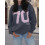 (S, Dark Grey) Felpa donna con e autunno. 4