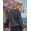 (S, Dark Grey) Felpa donna con e autunno. 2