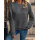 (L, Dark Grey) Sweat-shirt ample à et l'automne. 6