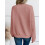 (L, Pink) Sweat-shirt ample à et l'automne. 7