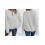 (L, White) Sweat-shirt ample à et l'automne. 2