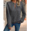 (M, Dark Grey) Sweat-shirt ample à et l'automne. 4