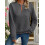 (L, Dark Grey) Sweat-shirt ample à et l'automne. 3