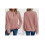 (L, Pink) Sweat-shirt ample à et l'automne. 2