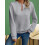 (XXL, Light Grey) Sweat-shirt ample à et l'automne. 7