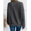 (M, Dark Grey) Sweat-shirt ample à et l'automne. 7