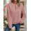 (L, Pink) Sweat-shirt ample à et l'automne. 6