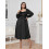 (XXXXXL, Black) Robe longue vintage taille, fluide 6