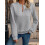 (L, Light Grey) Sweat-shirt ample à et l'automne. 3