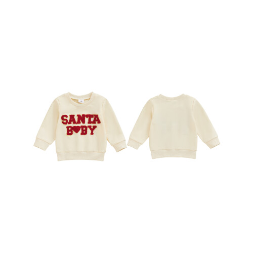 (0-6 Months, Beige) Bluză de Crăciun și toamnă 1