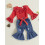 (3-6 Months, Red) Ensemble 2 pièces d'automne tout-petits 5