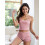 (XL, Pink) Γυναικεία ρούχα 2 πάρτι ρίγες 3