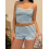 (XL, Light Blue) Γυναικεία ρούχα 2 πάρτι ρίγες 10