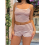 (XL, Pink) Γυναικεία ρούχα 2 πάρτι ρίγες 11