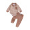 (0-3 Months, Khaki) Conjunto outono bebê 2 peças. 1