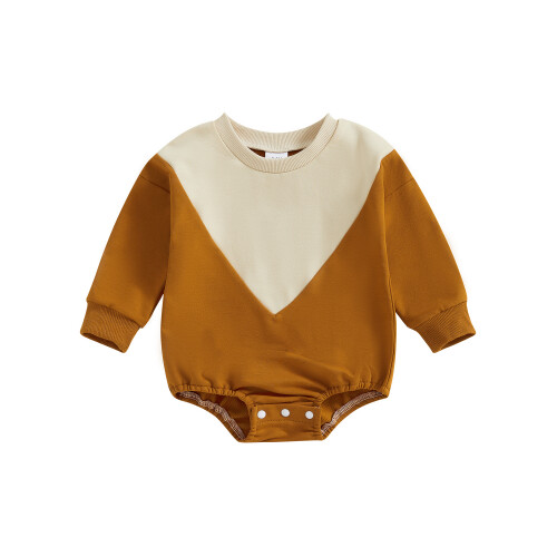 (3-6 Months, Brown) Mono tipo sudadera niños pequeños.
