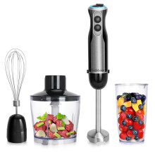 1500W Hand Blender, Kolohoso 4 in 1 Stick Blender Set with 4 Stainless Steel Blades, Immersion Blender with 20 Adjustable Speeds, Handheld Blenders