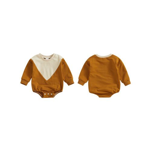 (3-6 Months, Brown) Mono tipo sudadera niños pequeños. 1