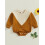 (3-6 Months, Brown) Mono tipo sudadera niños pequeños. 4