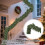Artificial Cedar Garland 180cm Realistic Faux Pine 3