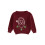 (6-9 Months, Red) Weihnachtspullover für Kinder, gerippt, Strickpullover 1