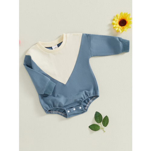 (0-3 Months, Light Blue) Mono tipo sudadera niños pequeños. 2