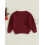 (2-3 Years, Red) Weihnachtspullover für Kinder, gerippt, Strickpullover 5