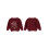 (0-3 Months, Red) Weihnachtspullover für Kinder, gerippt, Strickpullover 2
