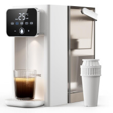 KOMORE 3L Instant Hot Water Dispenser, Filter Water Dispenser with 16 Adjustable Temperature Settings, 2200W Fast Boil, Electric Kettle with LED Touch