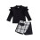 (18-24 Months, Black) Φθινοπωρινά ρούχα κοριτσιών, με φούστες 1